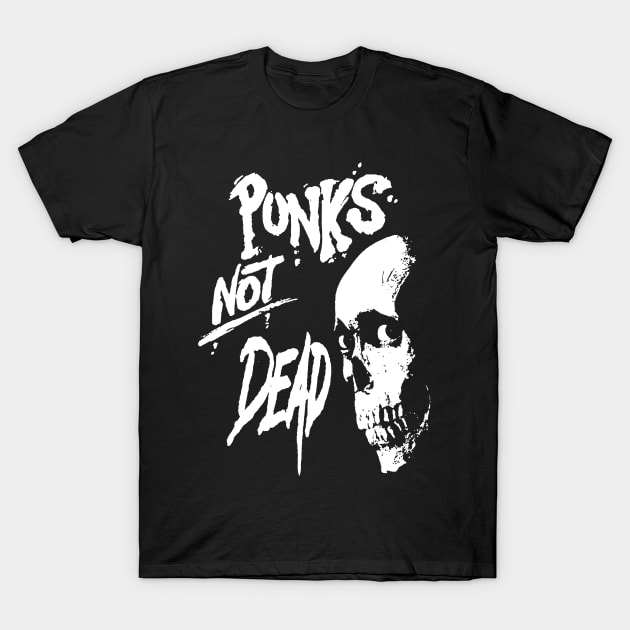 punks not dead t shirt T-Shirt by TeeFection